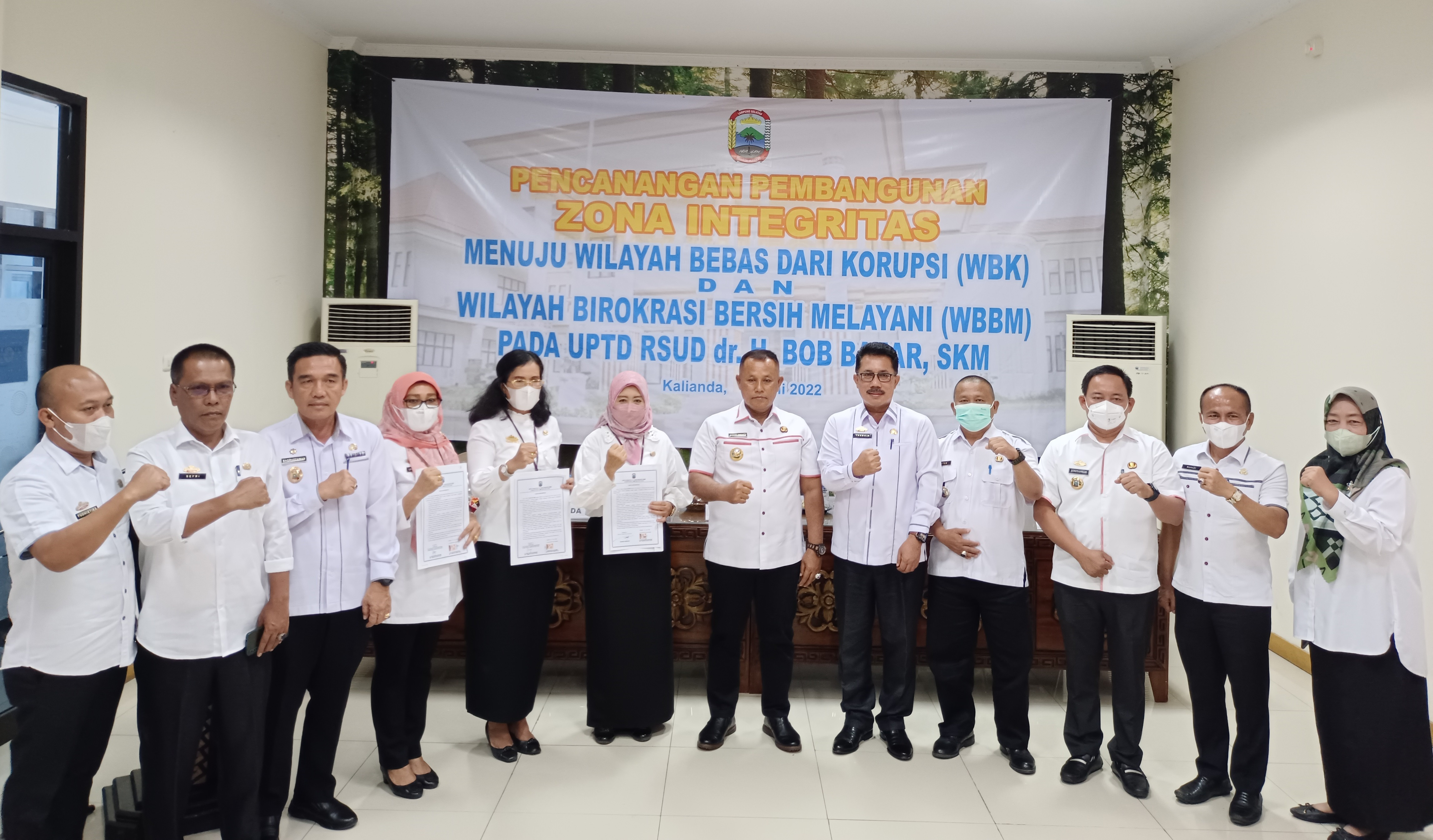 RSUD Bob Bazar Kalianda Canangkan Pembangunan Zona Integritas Menuju WBK dan WBBM